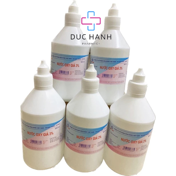 NƯỚC OXY GIÀ 3% Chai 500ml