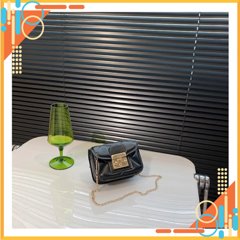 Túi sách thời trang viêt khoá miu mini đeo chéo đeo vai