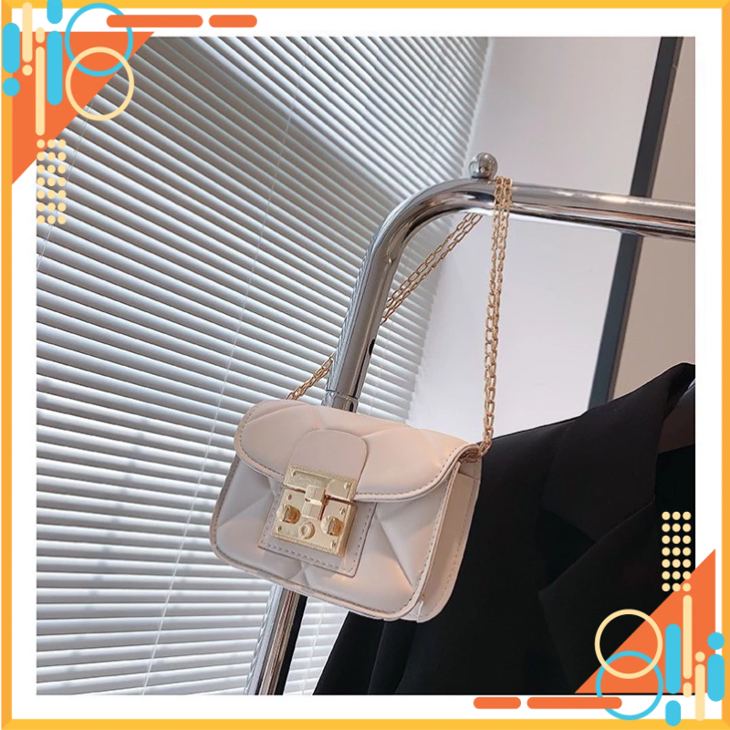 Túi sách thời trang viêt khoá miu mini đeo chéo đeo vai