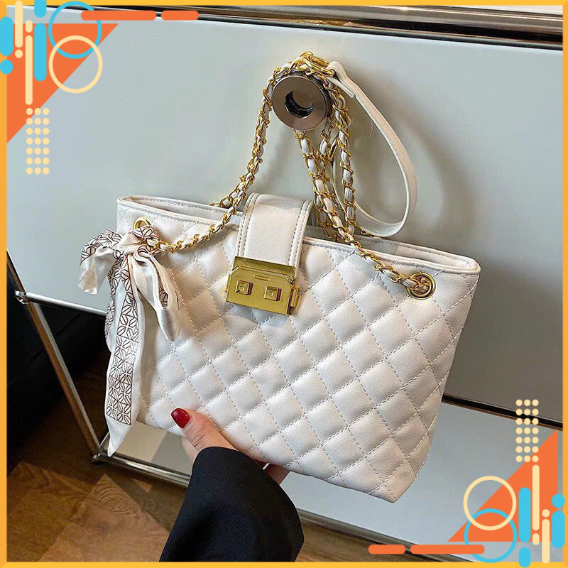 Túi sách thời trang việt thêu chám khoá miu quai khăn đeo vai