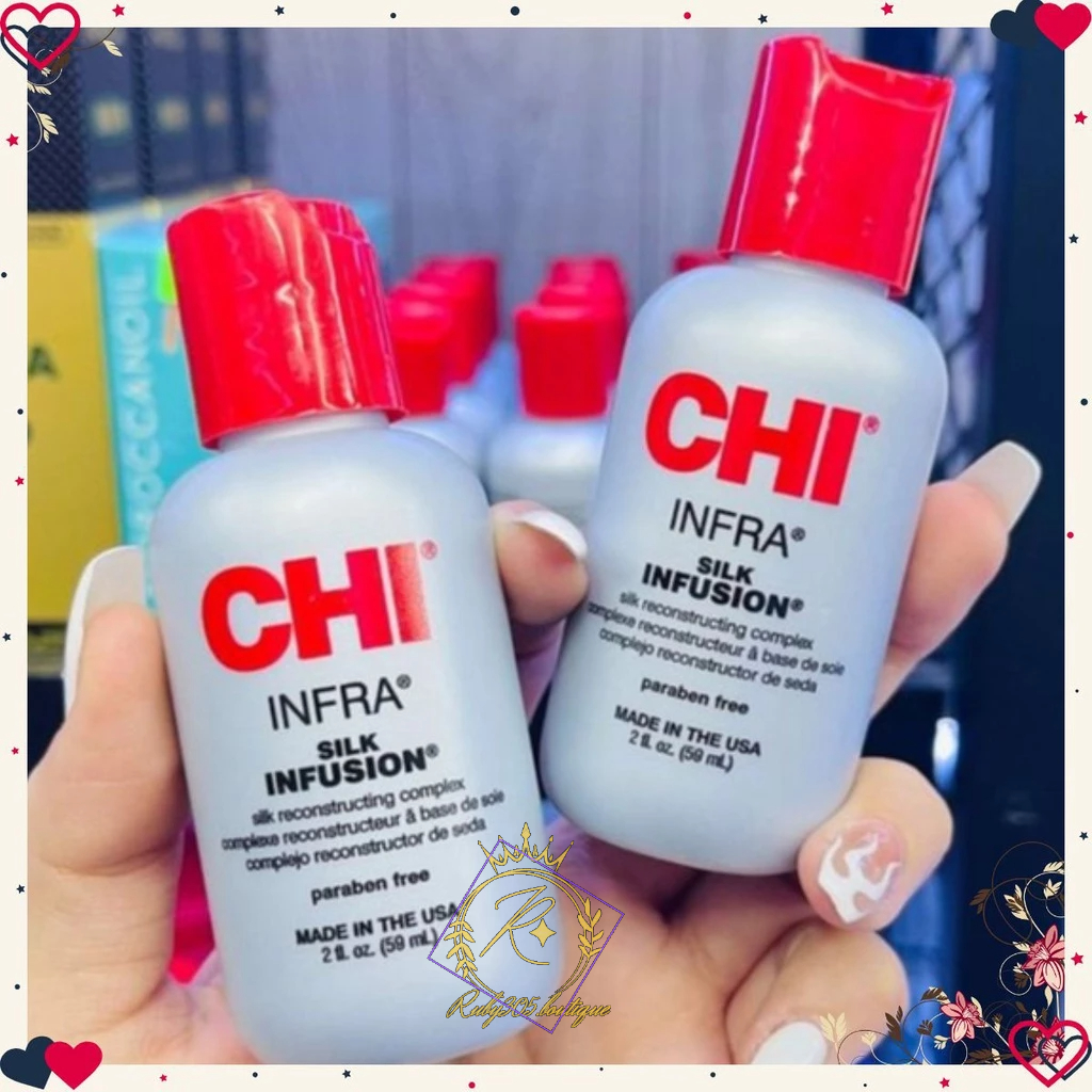 Tinh Dầu Dưỡng Bóng Tóc CHI Silk Infusion 59ml (free ship)