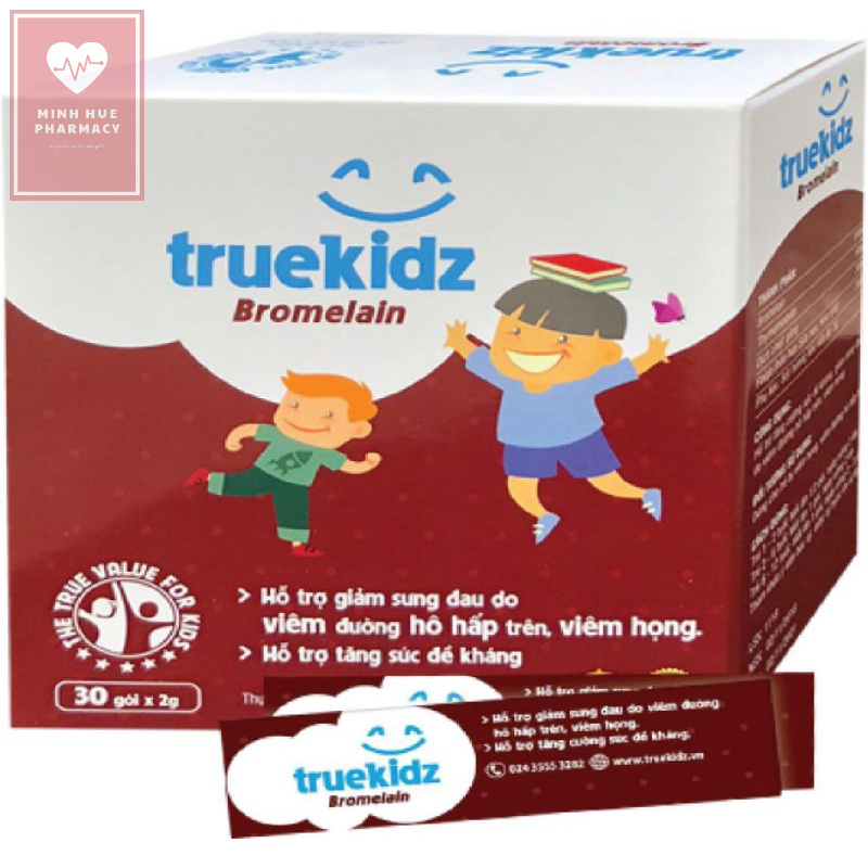 TPCN- Trukidz- hỗ trợ giảm viêm họng cho bé