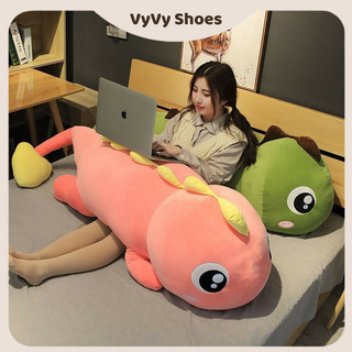 Gối ôm hình khủng long chất nhung mềm mại, bông gòn loại đẹp giúp ngủ ngon, sâu giấc mã G208