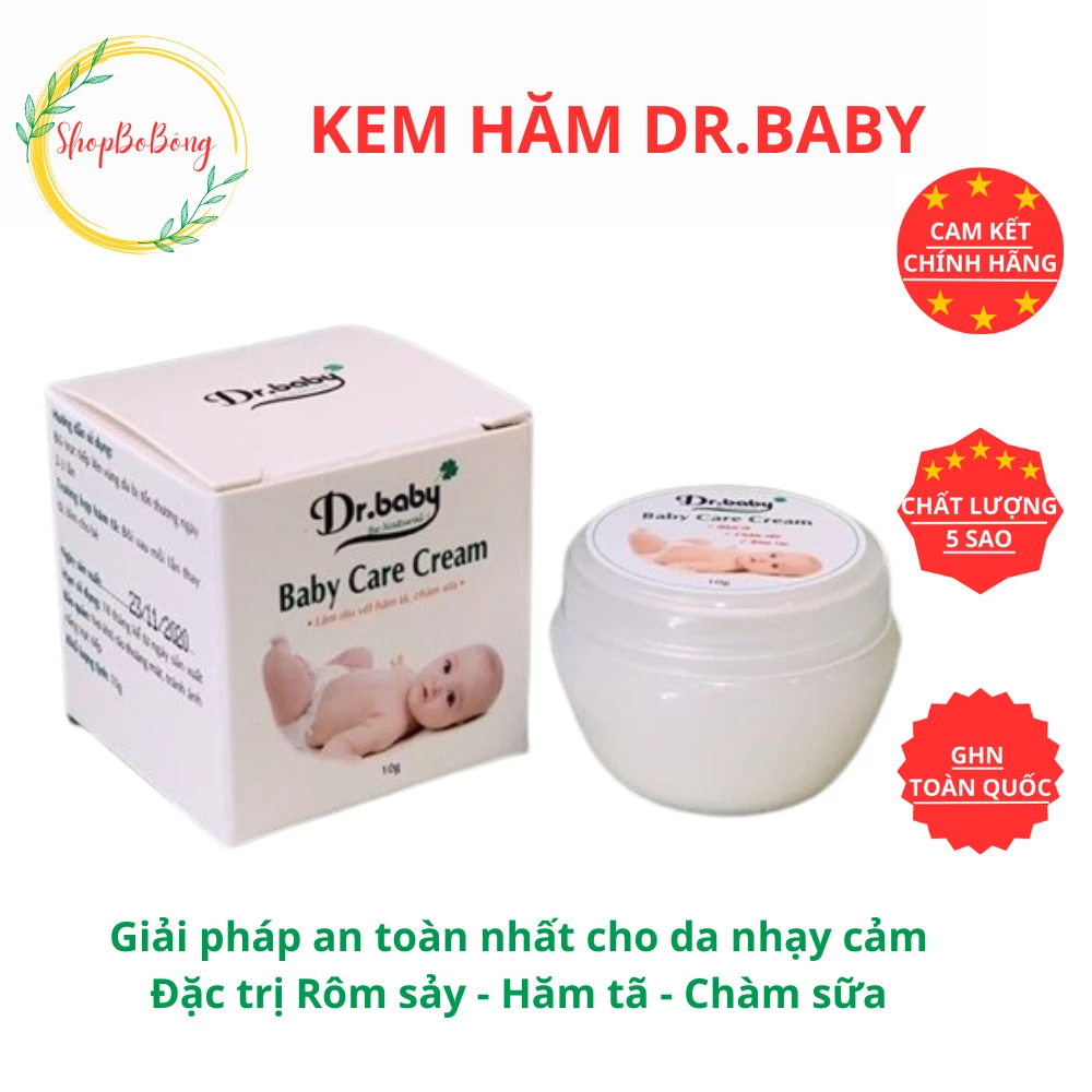 Kem Hăm Dr.baby - Baby Care Cream Giải Pháp Cho Hăm Tã Chàm Sữa Rôm Sảy Mẩn Ngứa Mụn Nhọt