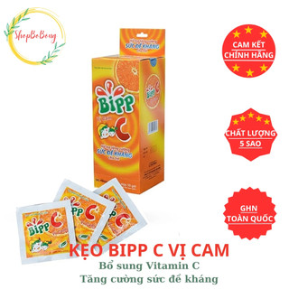 Kẹo ngậm bipp c vị cam, bổ sung vitamin c tăng sức đề kháng- gói 10 viên
