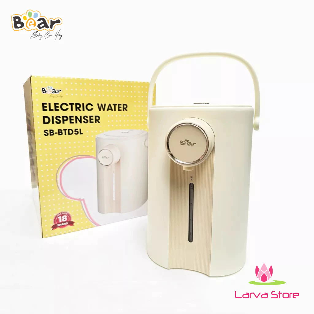 Bình Thủy Điện Bear SB-BTD5L 5 Lít - Bản Quốc Tế - 18 Tháng Bảo Hành Chính Hãng