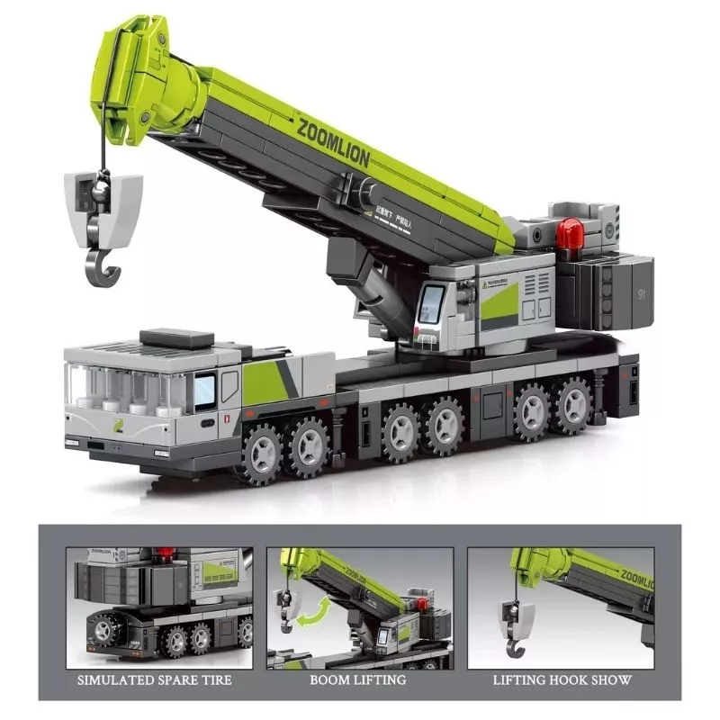 Đồ chơi xếp hình lego xe công trình xây dựng cho trẻ 6 tuổi gửi ngẫu nhiên