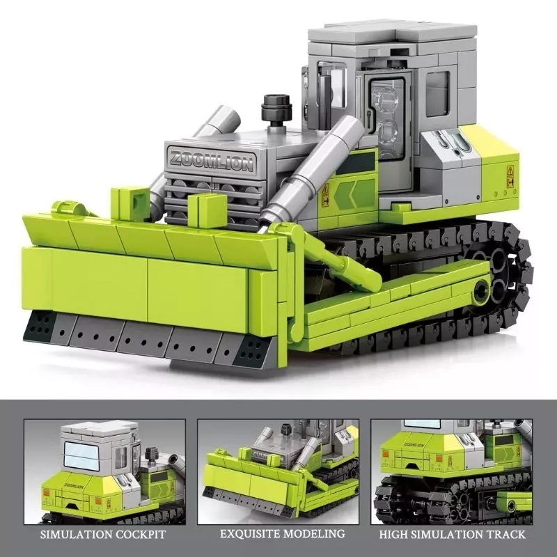 Đồ chơi xếp hình lego xe công trình xây dựng cho trẻ 6 tuổi gửi ngẫu nhiên