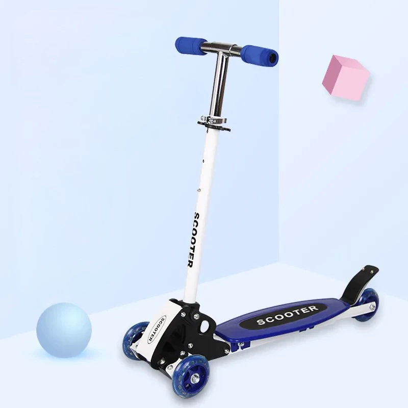 Xe trượt scooter ba bánh, Xe cân bằng đẩy chân gấp gọn cho bé