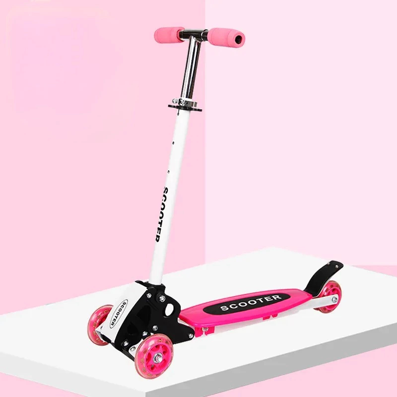 Xe trượt scooter ba bánh, Xe cân bằng đẩy chân gấp gọn cho bé