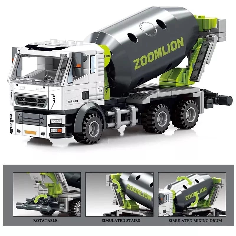 Đồ chơi xếp hình lego xe công trình xây dựng cho trẻ 6 tuổi gửi ngẫu nhiên