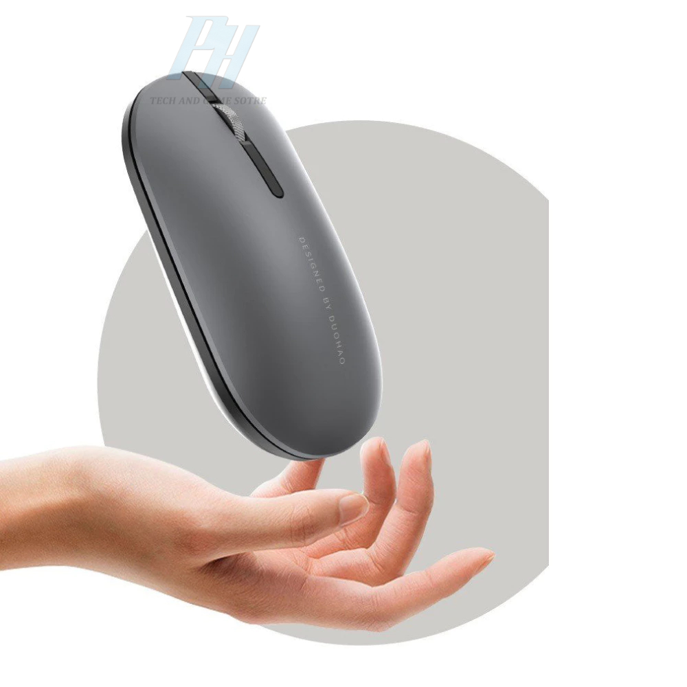 Chuột Không Dây Kết Nối Wireless 2.4G DUOHAO M26 Click Chống ồn Pin AA chuyên cho PC Laptop sử dụng văn phòng