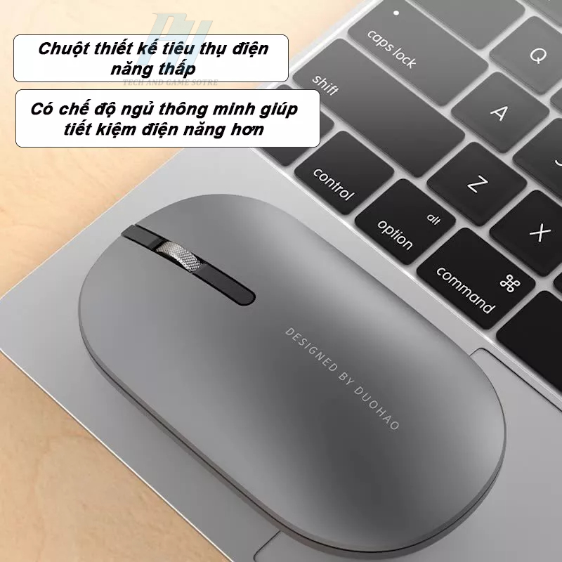 Chuột Không Dây Kết Nối Wireless 2.4G DUOHAO M26 Click Chống ồn Pin AA chuyên cho PC Laptop sử dụng văn phòng