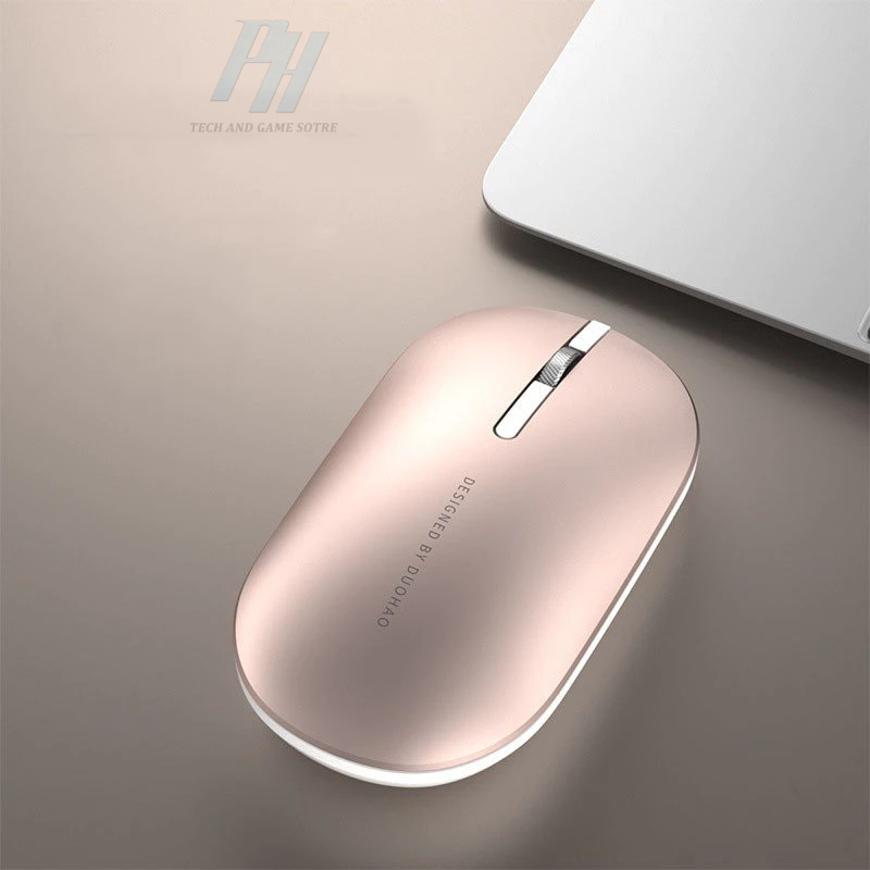 Chuột Không Dây Kết Nối Wireless 2.4G DUOHAO M26 Click Chống ồn Pin AA chuyên cho PC Laptop sử dụng văn phòng