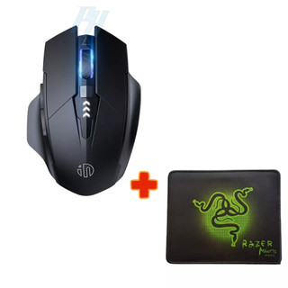 [COMBO KHUYẾN MÃI] Chuột không dây silent mouse Inphic PM6 kết nối USB Wireless 2.4G, Bluetooth chơi game + Lót chuột