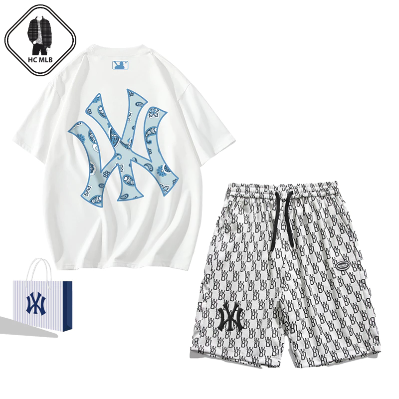 [BỘ THỂ THAO NAM MLB] [bộ Thể Thao Nam Mlb] Phong Cách Mới Hấp Dẫn Bộ Đồ Thể Thao Thông Thường Áo Th