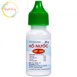 Dung dịch hồ nước bôi da 20g kẽm oxit - hỗn dịch hồ nước bôi da hỗ trợ làm mát da, dịu da, ngứa do côn trùng đốt