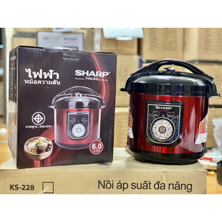 💥Nồi áp suất đa năng Sharp ks-228, ks1800, ks180v ,ks180s Thái Lan bảo hành 12 tháng