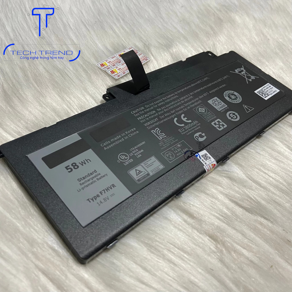 Pin laptop Dell Inspiron 15 7537 17 7737 7746 F7HVR 062VNH G4YJM  T2T3J 062VNH ZIN NEW 100%