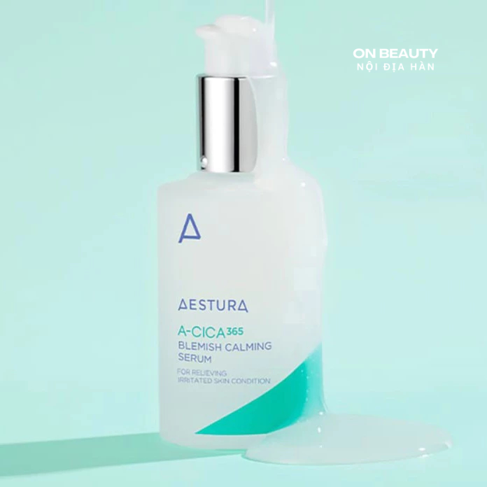 Serum AESTURA A-CICA365 chiết xuất rau má phục hồi, mờ thâm, dịu da