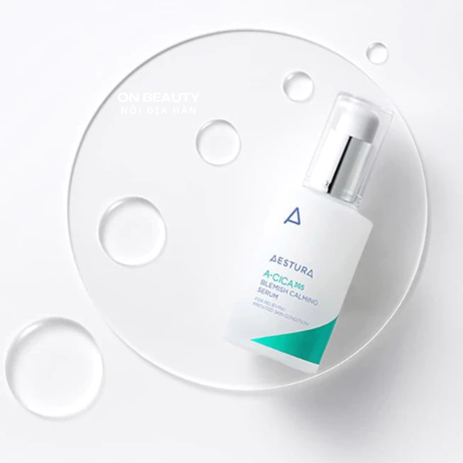 Serum AESTURA A-CICA365 chiết xuất rau má phục hồi, mờ thâm, dịu da