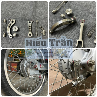 Càng thắng thẳng và cong inox 304, lò xo inox kèm ốc xỏ và long đền