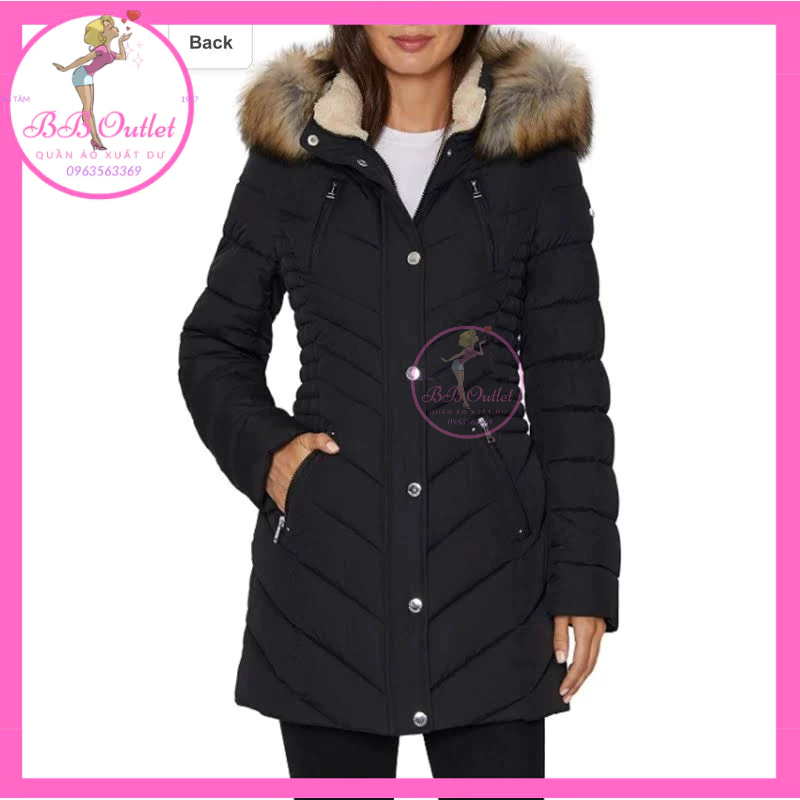 Áo parka nữ - áo phao dáng dài LAUNDRY siêu ấm
