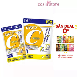 Viên uống DHC Bổ sung Vitamin C Nhật Bản Gói 60 Viên Dùng 30 Ngày
