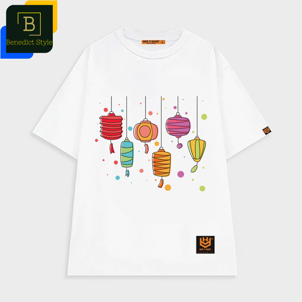 Áo thun unisex hình lồng đèn Trung Thu Mid Autumn festival shirt BND264