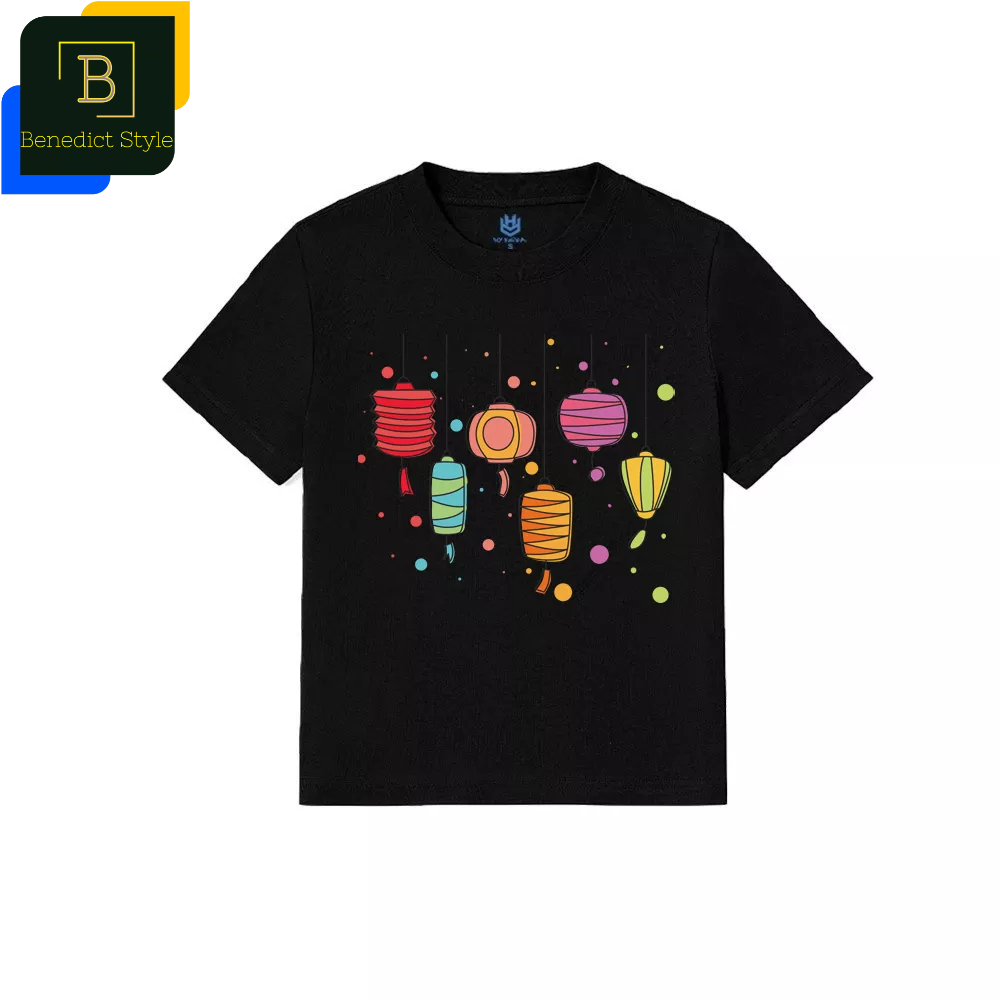 Áo thun Baby Tee hình lồng đèn Trung Thu Mid Autumn festival Shirt BND266