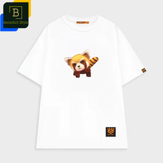 Áo thun tay lỡ unisex hình gấu mèo Tanooki phiên bản game Audition cute BND160