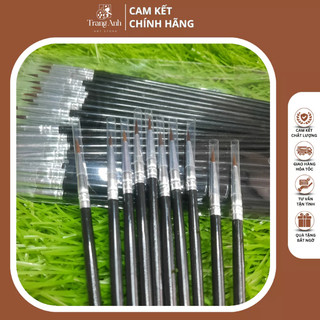 Cọ tỉa nét lông mềm 1.9mm siêu mảnh được làm từ lông mịn nhân tạo