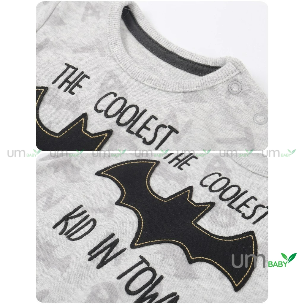 Romper cho bé trai sơ sinh 0-6m GEORGE ngắn tay Body đùi mùa hè newborn xuất dư cho bé Áo liền quần bé trai