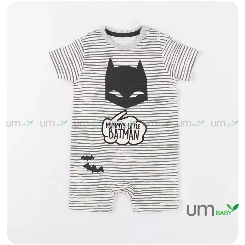 Romper cho bé trai sơ sinh 0-6m GEORGE ngắn tay Body đùi mùa hè newborn xuất dư cho bé Áo liền quần bé trai