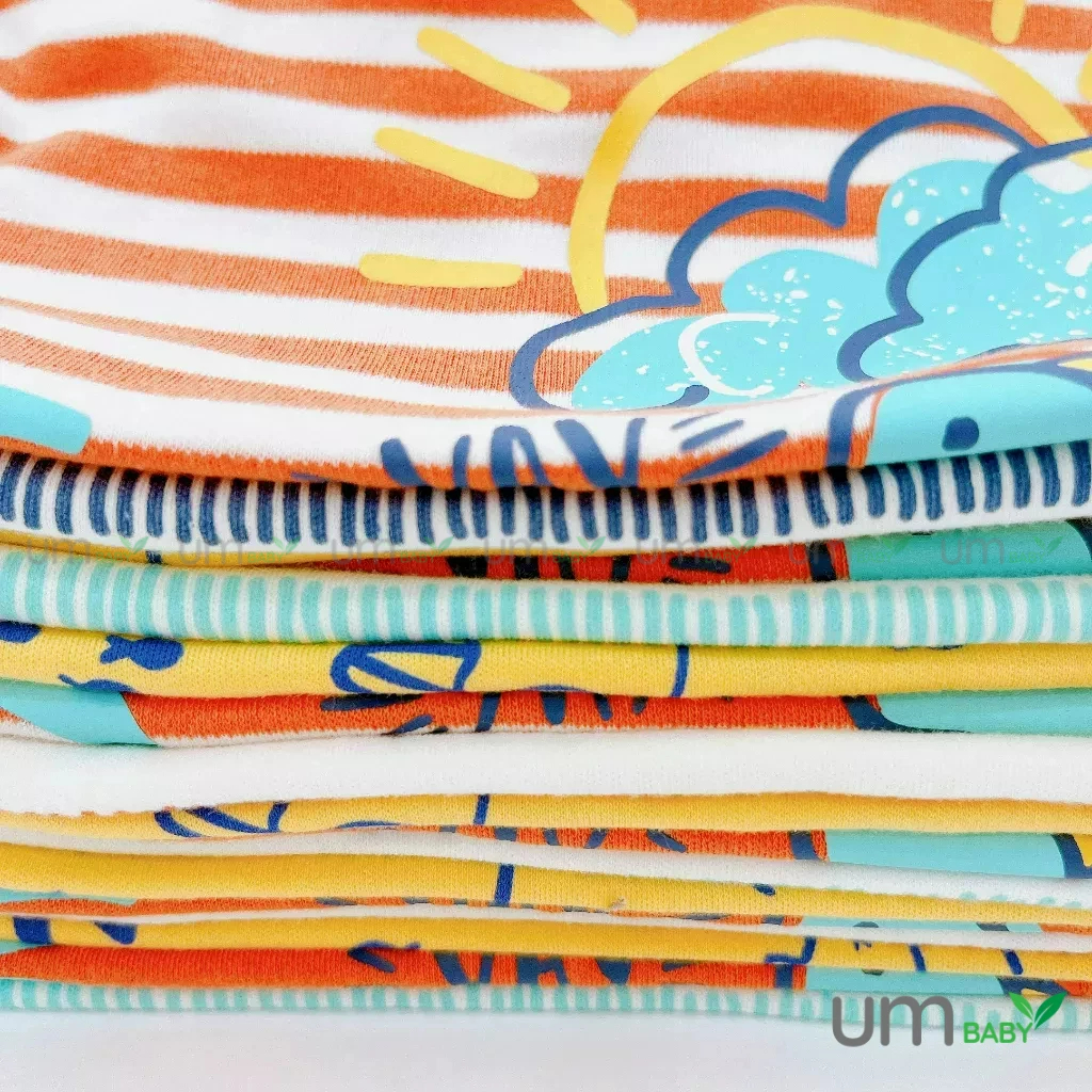 Áo liền quần bé trai body đùi romper sơ sinh GEORGE 3-6 tháng xuất dư