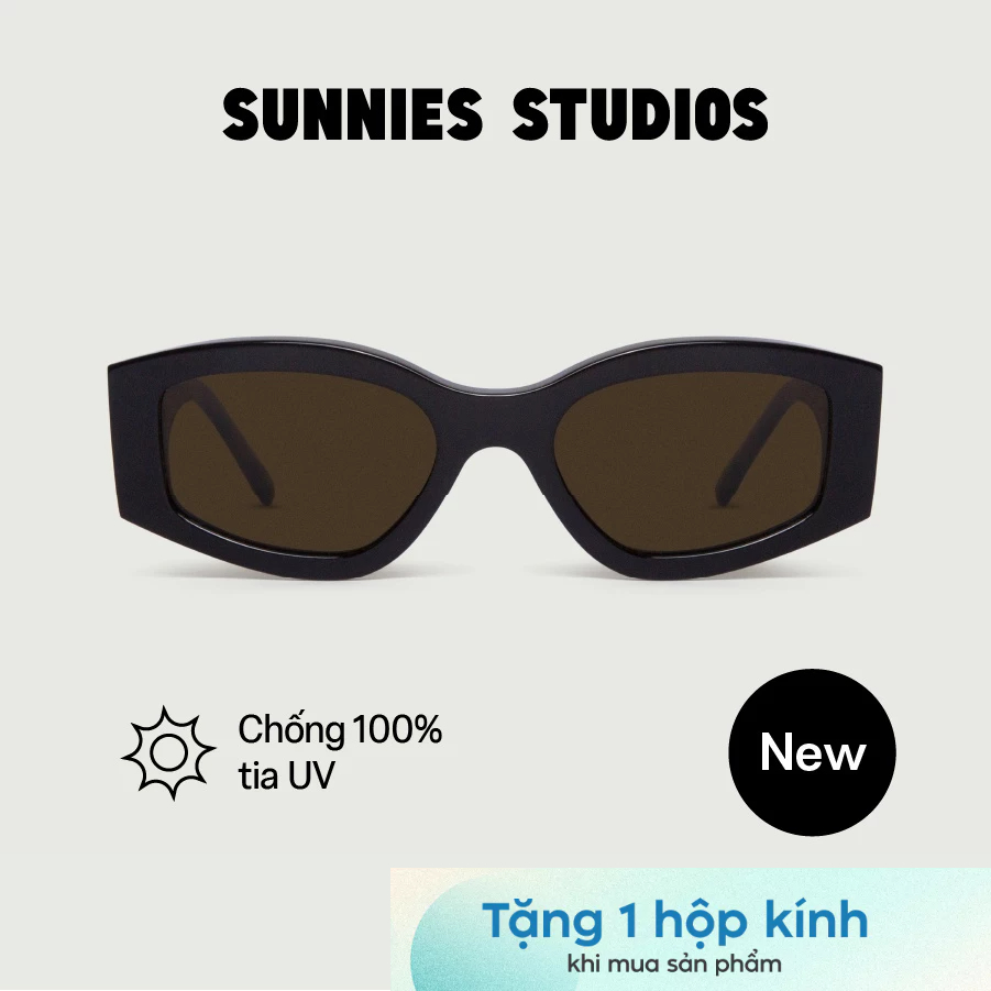 Kính Mát Sunnies Studios Gọng Mắt Mèo Nori in Black