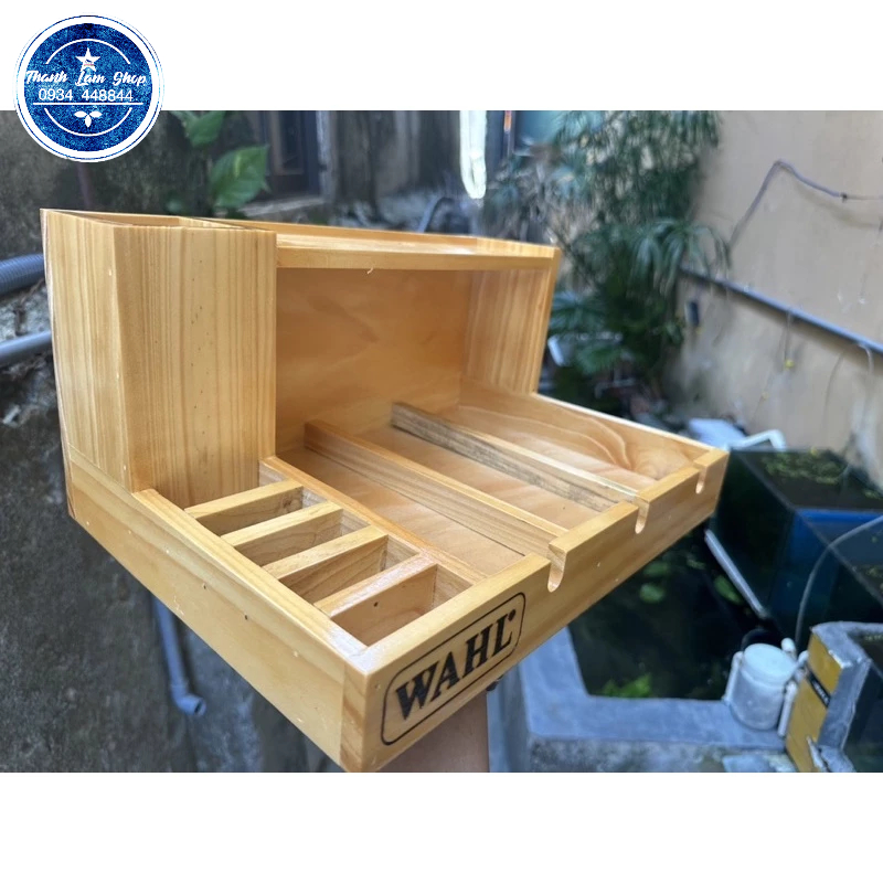 Khay gỗ đựng tông đơ 3 khay - Mp Thanh Lâm