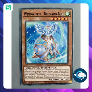 Thẻ bài yugioh! - blvo-en016; windwitch - blizzard bell; common