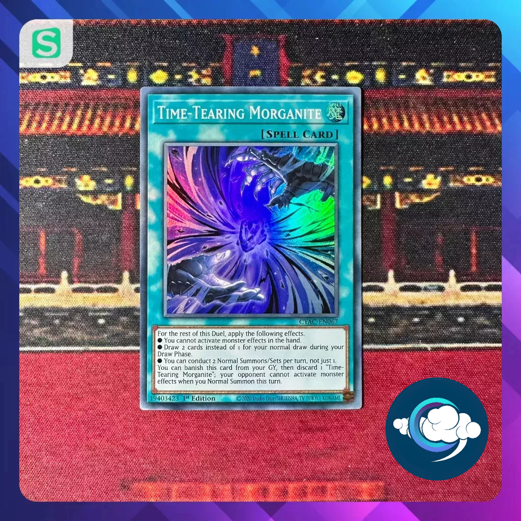 Thẻ bài YugiOh (UK) - CYAC-EN067; Time-Tearing Morganite; Super Rare