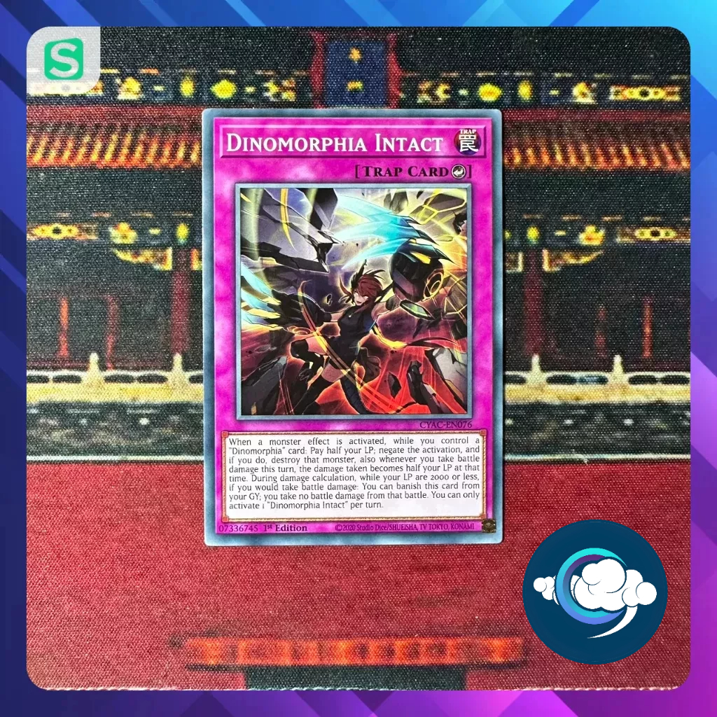 Thẻ bài YugiOh! (UK) - CYAC-EN076; Dinomorphia Intact; Common