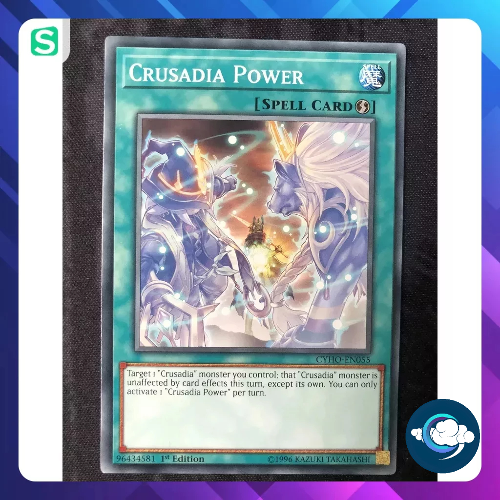 Thẻ bài YugiOh! (UK) - CYHO-EN055; Crusadia Power - COMMON