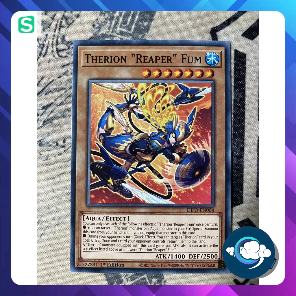 Thẻ bài YugiOh! (UK) - DIFO-EN004 Therion "Reaper" Fum - Common