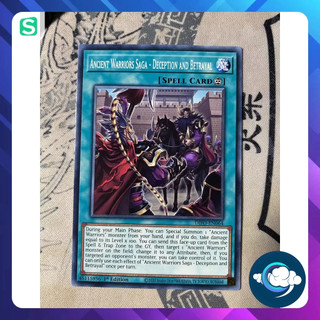 Thẻ bài yugioh! - difo-en064 ancient warriors saga - deception and betrayal - common