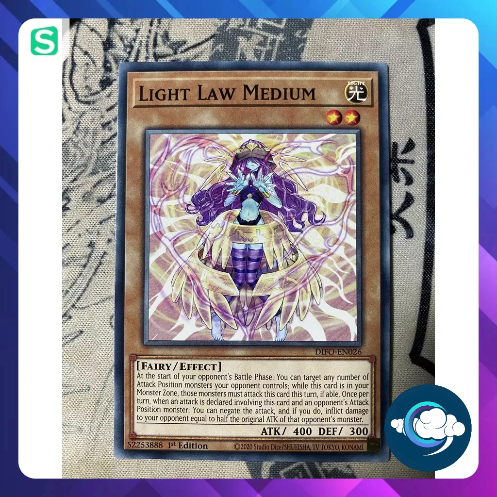 Thẻ bài YugiOh! (UK) - DIFO-EN026 Light Law Medium - Common