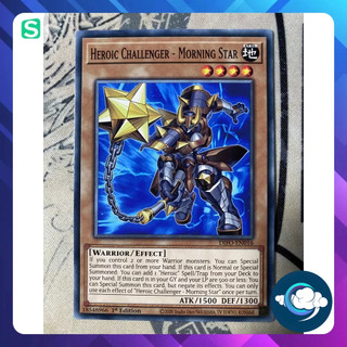 Thẻ bài yugioh! - difo-en016 heroic challenger - morning star - common