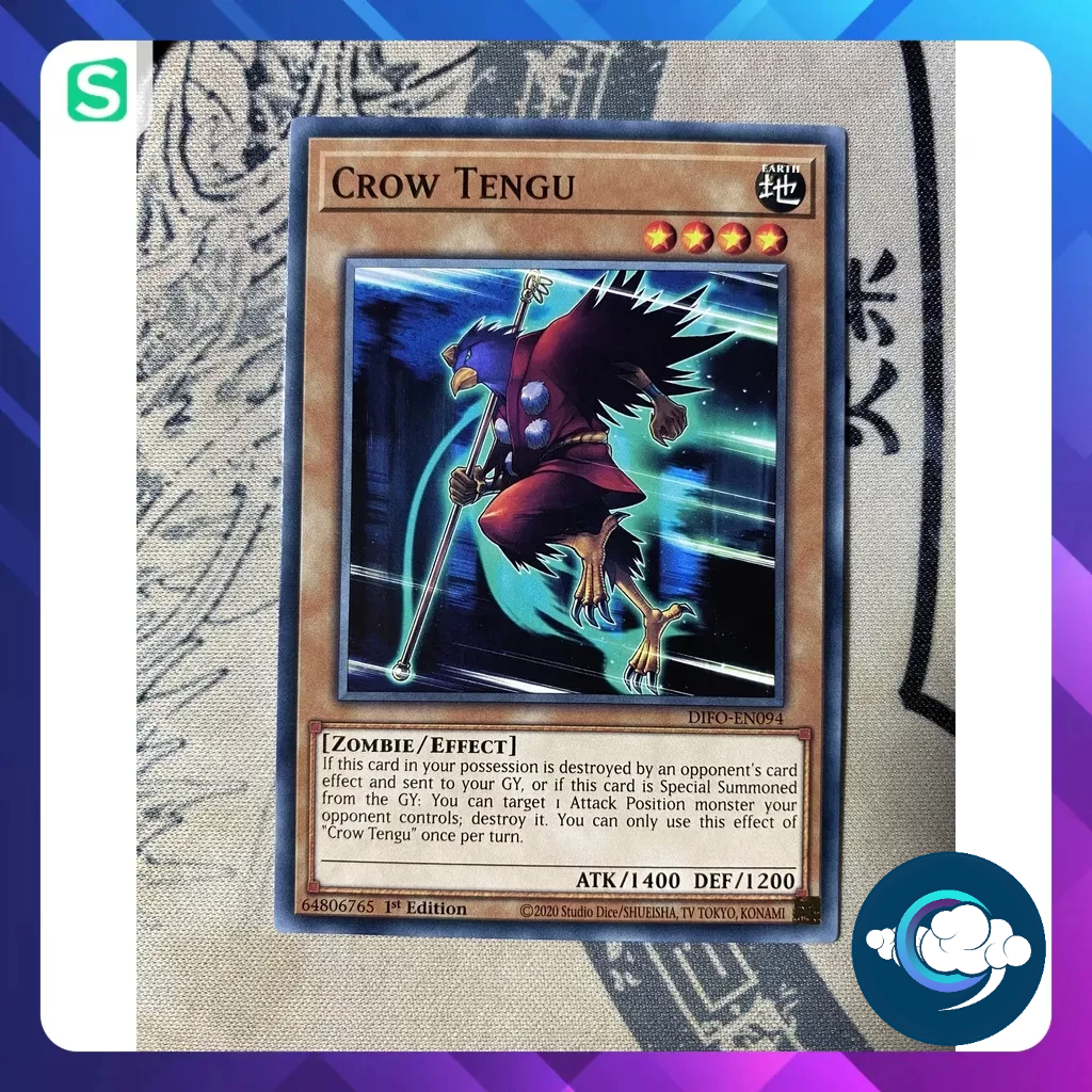 Thẻ bài YugiOh (UK) - DIFO-EN094 Crow Tengu - Common