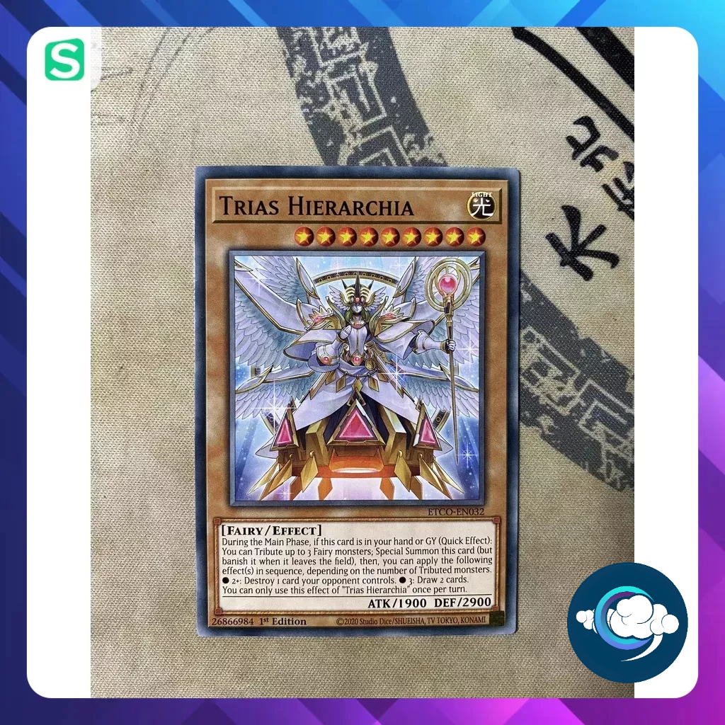 Thẻ bài YugiOh! (UK) - ETCO-EN032; Trias Hierarchia; Common