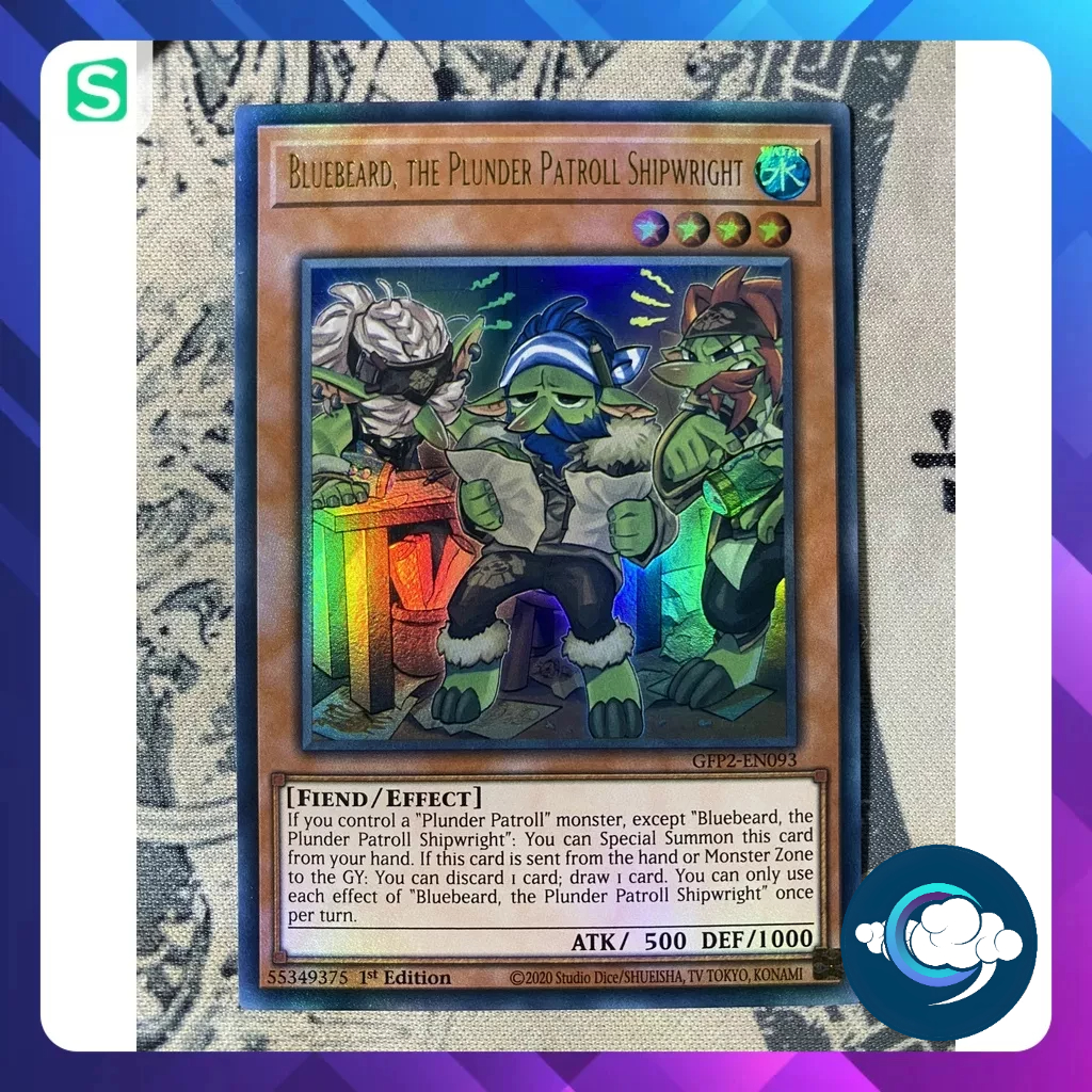 Thẻ bài YugiOh (UK) - GFP2-EN093 Bluebeard, the Plunder Patroll Shipwright