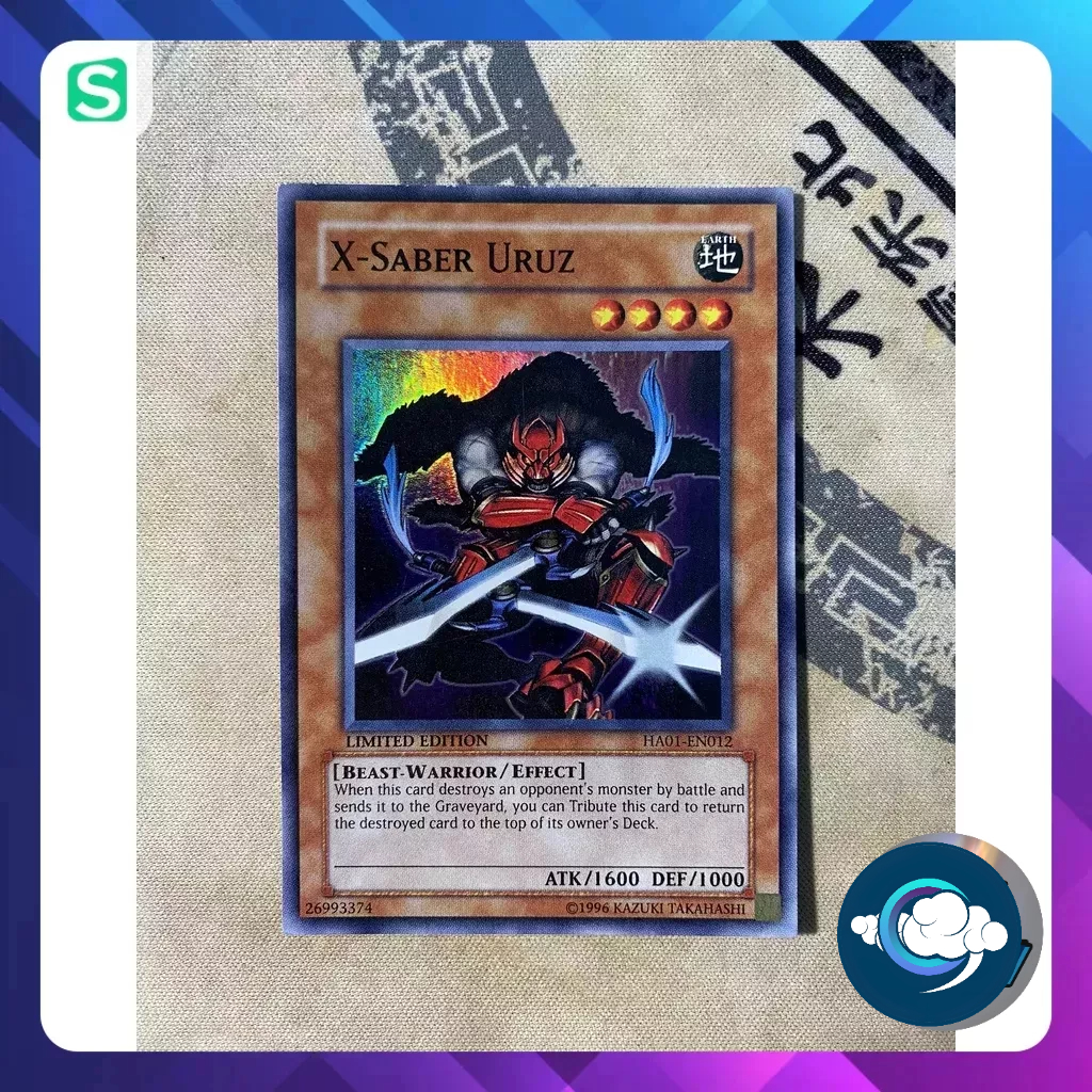 Thẻ bài YugiOh! (US) - HA01-EN012; X-Saber Uruz; Super Rare