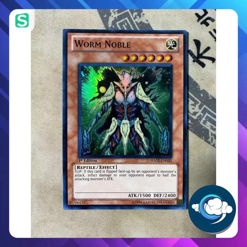 Thẻ bài YugiOh! (US) - HA02-EN025; Worm Noble